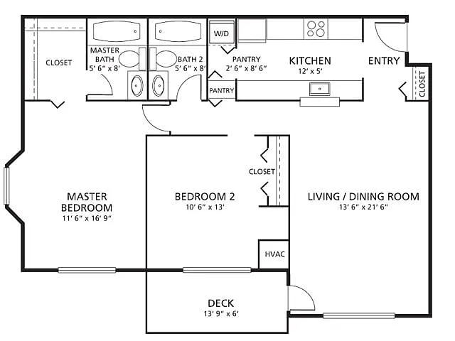 Floor plan The Buckman