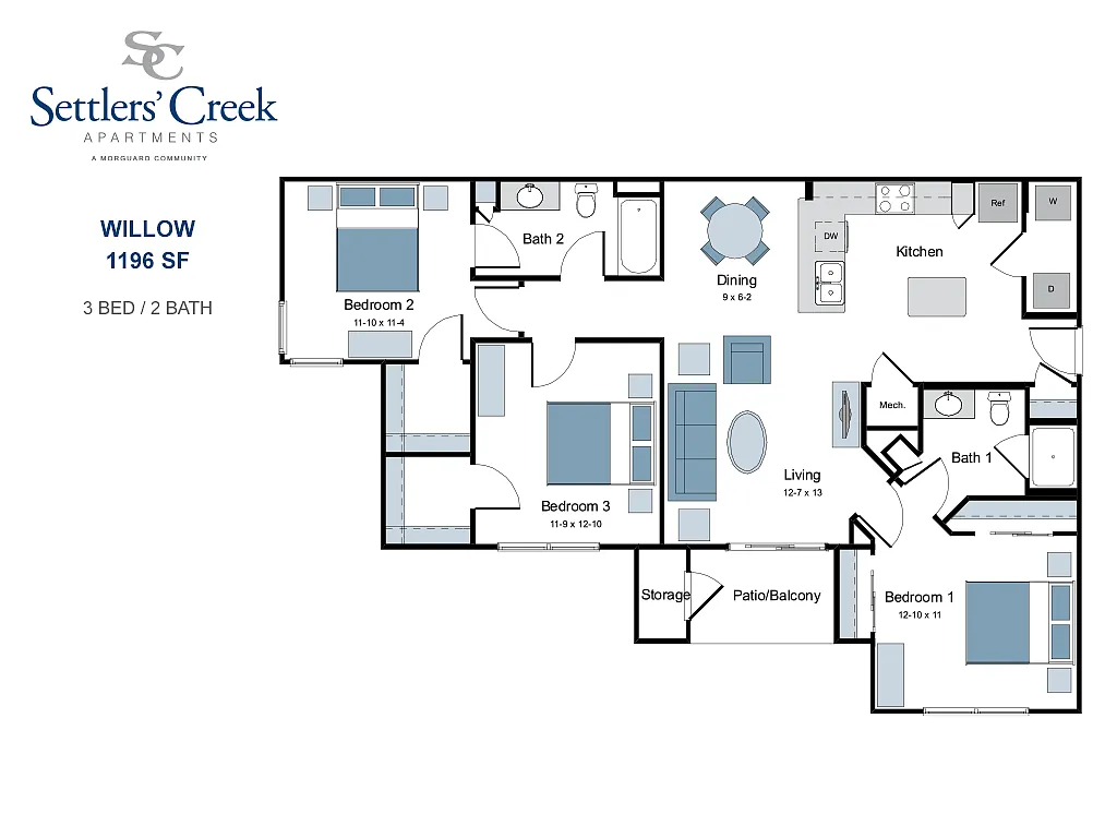 Floor plan Willow