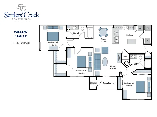 Floor plan Willow