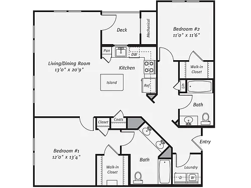 Floor plan B3