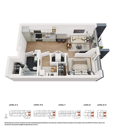 Floor plan 905