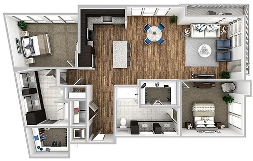 Floor plan K-B7