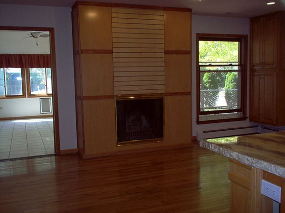 kitchen fireplace