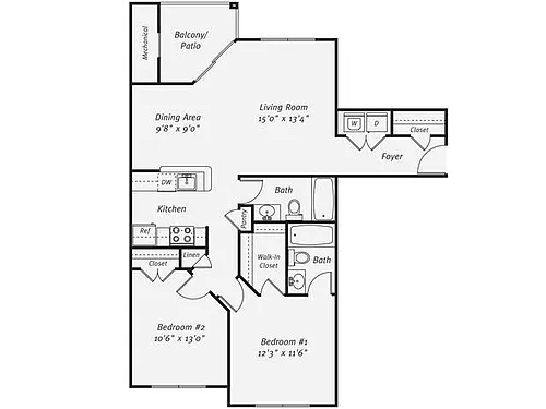 Floor plan B2