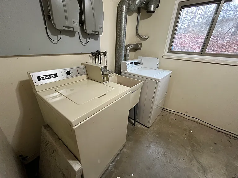 Shared in building laundry