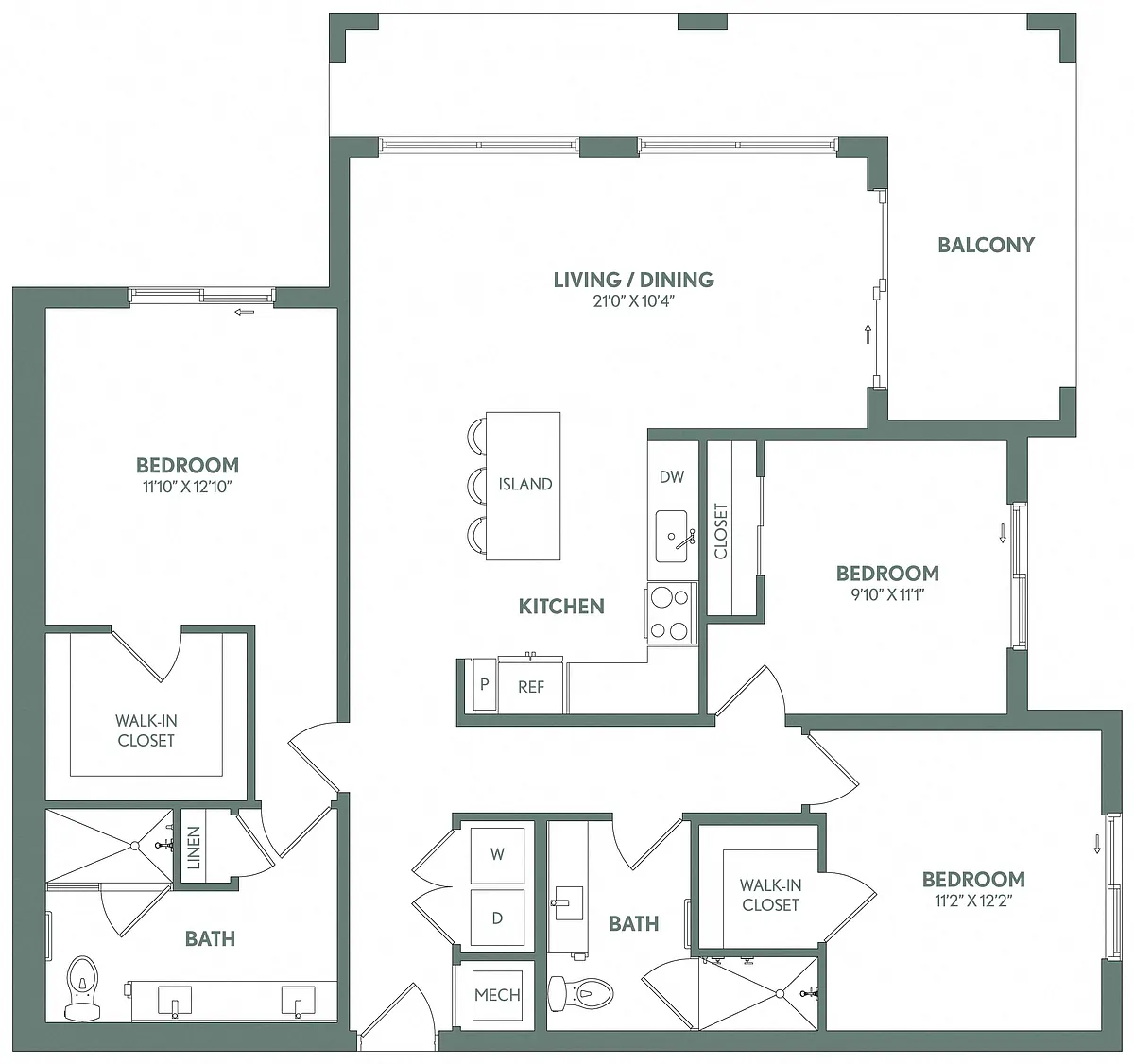 Floor plan C1