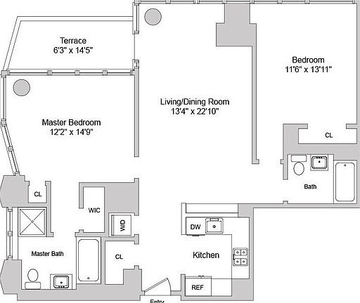 2nd image of 101 W 24th St APT 19A
