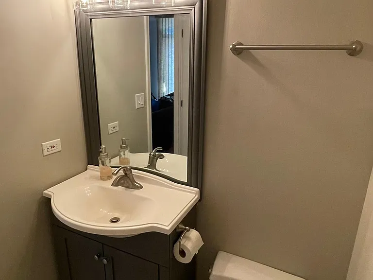 Half bath in living area