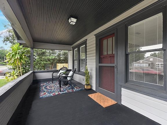 Cozy front porch