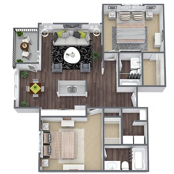 Floor plan B1