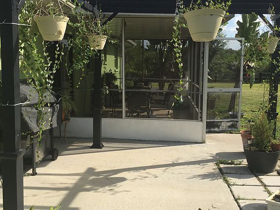 Outdoor patio and screened l