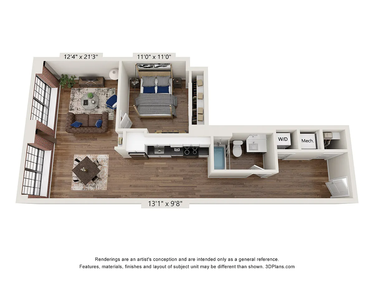 Floor plan The Lucky Strike
