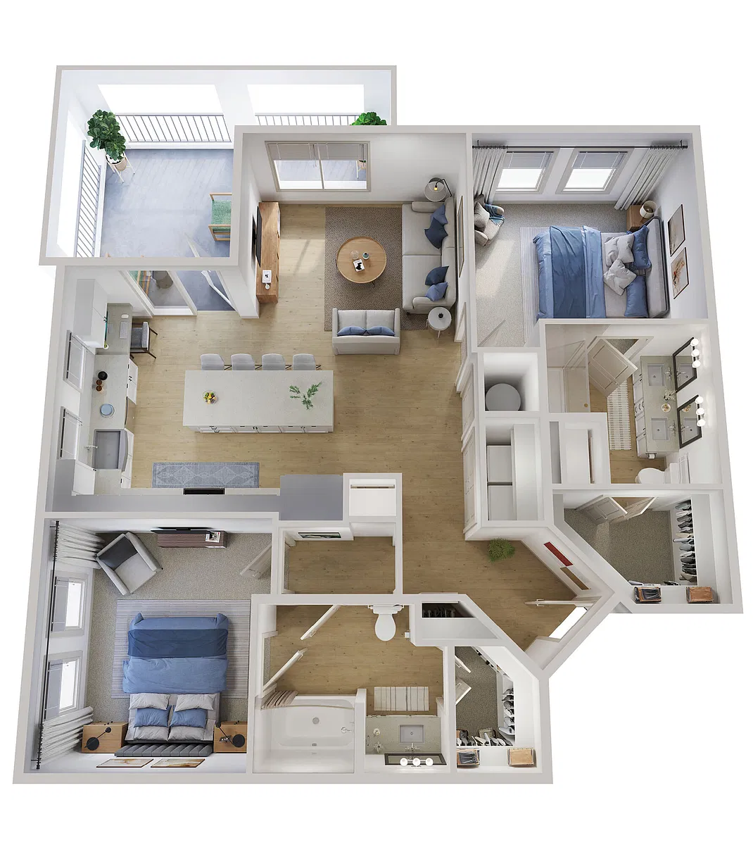 Floor plan B3