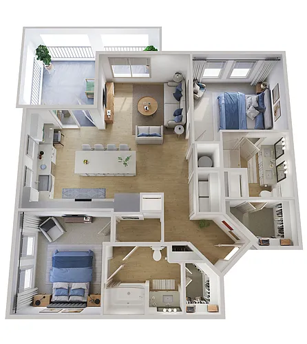 Floor plan B3