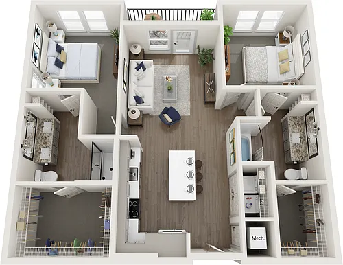 Floor plan B2-Scarlet