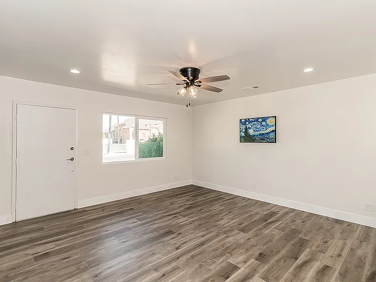 Family Room w/ LVP Flooring.