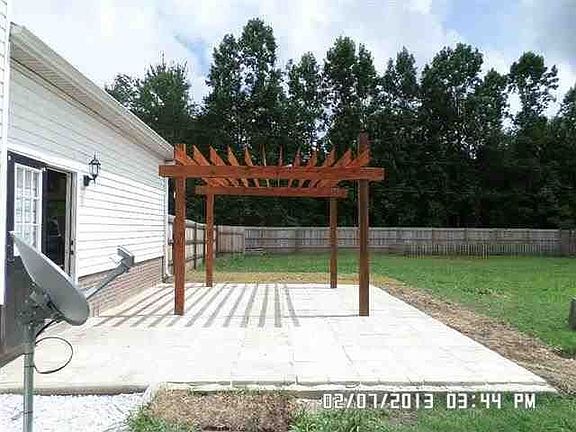 Patio and pergola