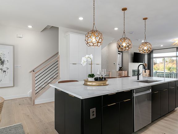 A large island makes for a great gathering and entertaining space.