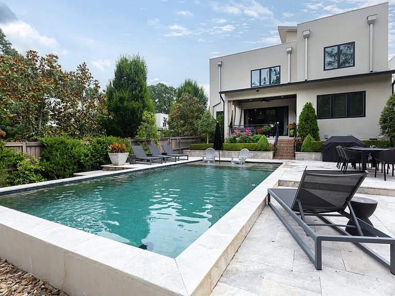 Backyard oasis.