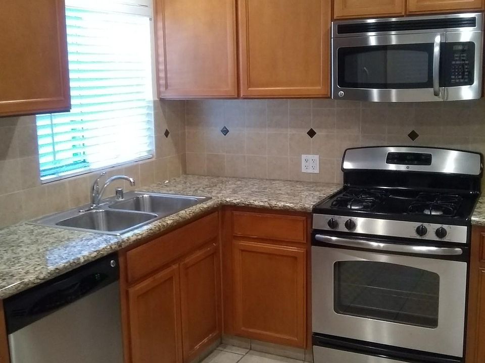 Clean kitchen with stainless steel energy efficient appliances