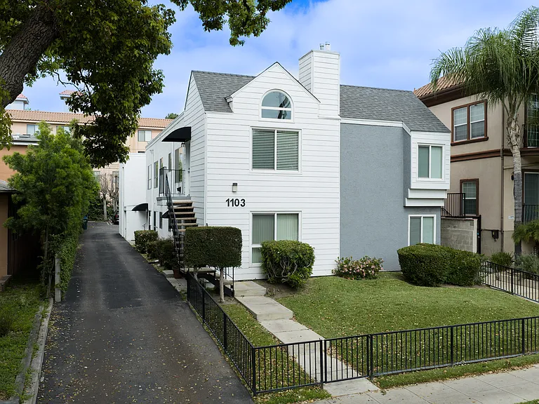 1103 W Angeleno Ave - small 6 unit building in residential neighborhood.