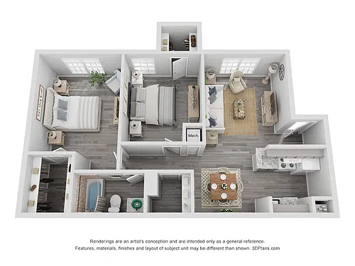 Floor plan 2X1-R