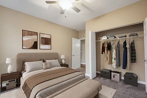 Floor plan 2 Bedroom, 1 Bath