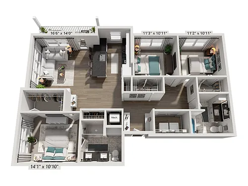 Floor plan C1