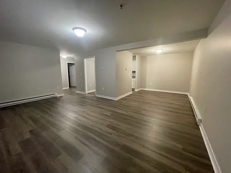 Living room and dining