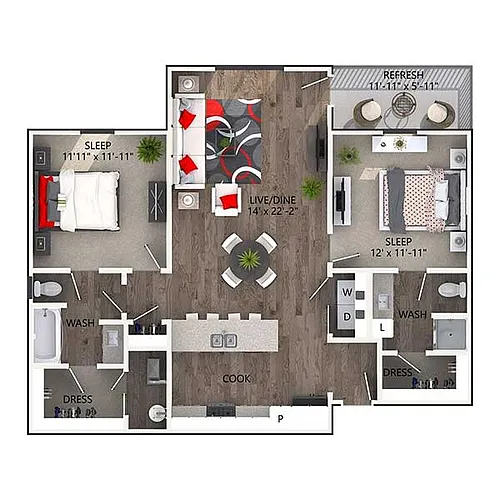 Floor plan Austin