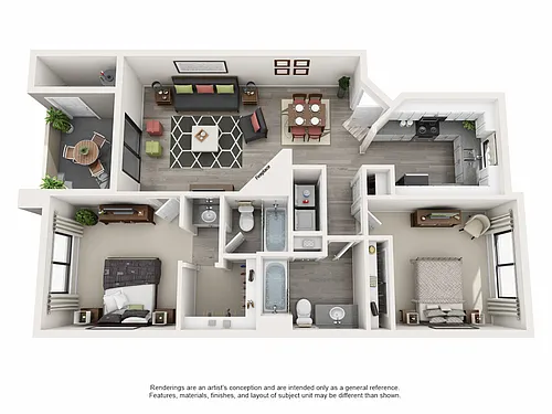 Floor plan Palomos
