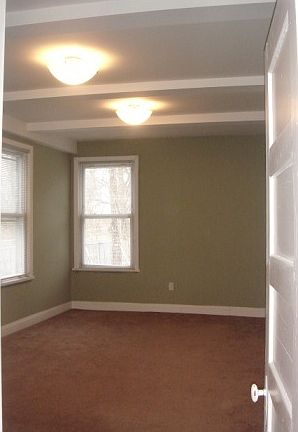 Enormous master bedroom with large closet.