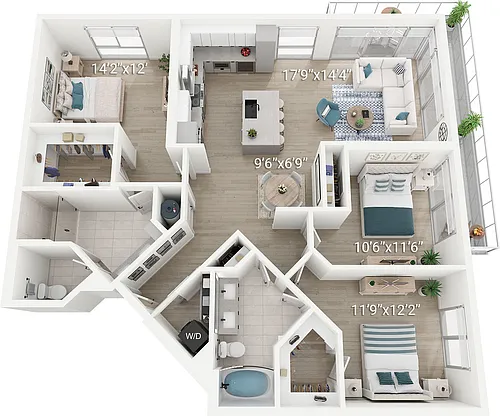 Floor plan C1