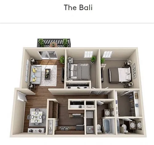 Floor plan The Bali Reno