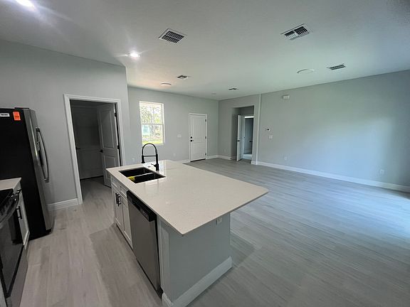 Kitchen and living room