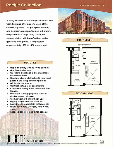Floor plan Pacific