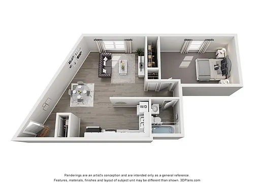Floor plan 1X1
