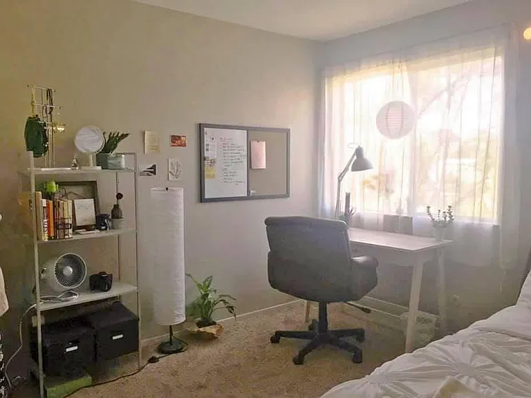 Available bedroom is south facing and gets lots of light