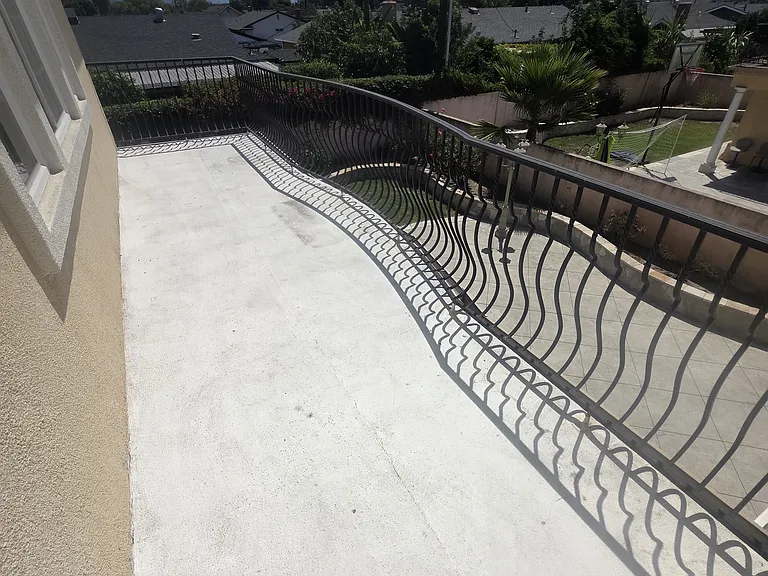 balcony accessible from master suite