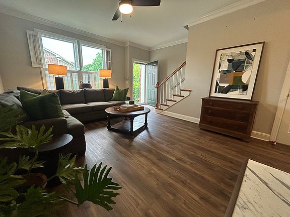Living room with tons of natural light