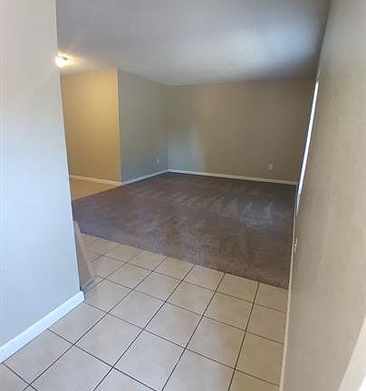 View from front door of large living area