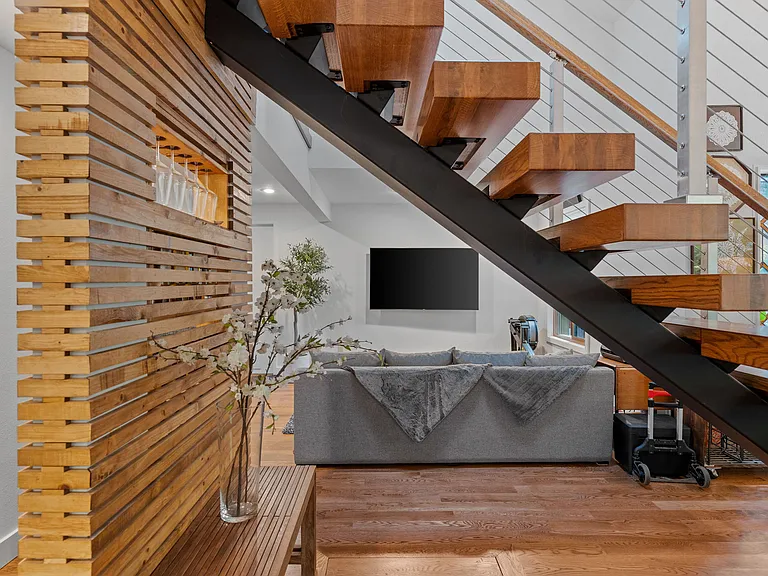 View of family/TV room