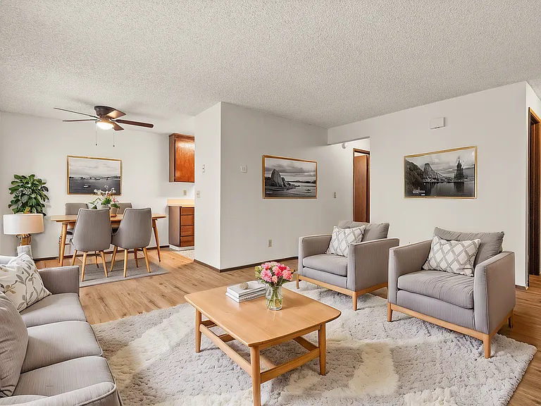 Palisades Apartments - Living Space Staged Palisades Apartments - Living Space Staged