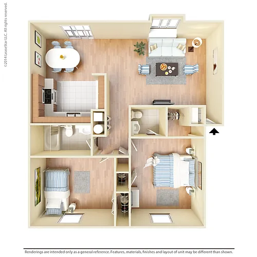 Floor plan B4 Santa Cantalina Upgrade