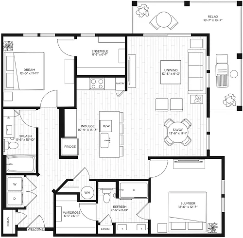 Floor plan B3