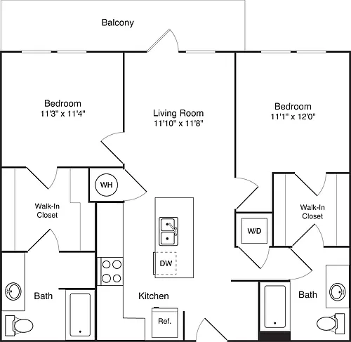 Floor plan B1