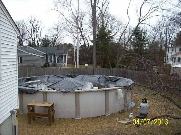ABOVE GROUND HEATED POOL
