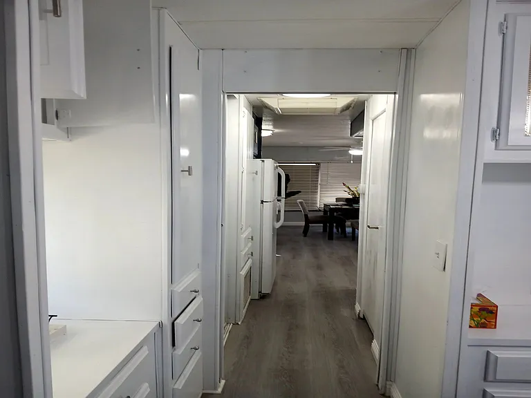 hallway from bedroom to dinning room