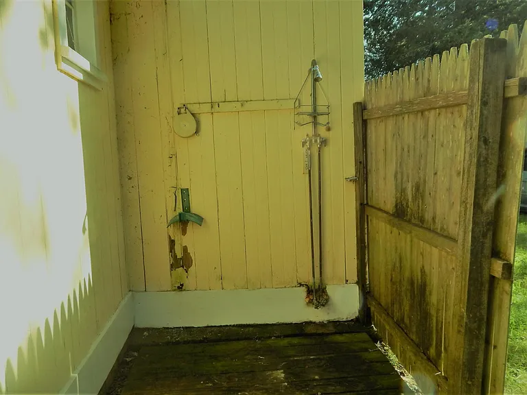 Outdoor shower for after beach