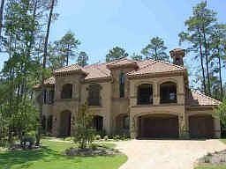 View of Front elevation from circular driveway